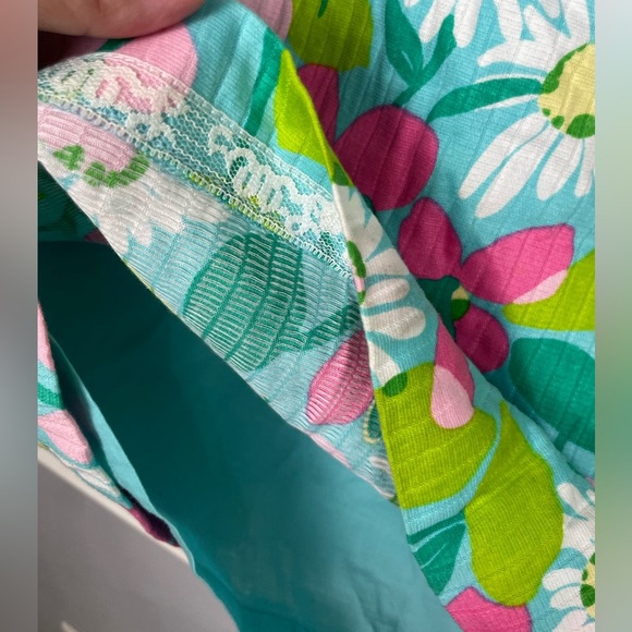 $148 LILLY PULITZER SZ 0 Blossom Lined Sleeveless Floral Dress in Printed Dobby - Picture 4 of 13